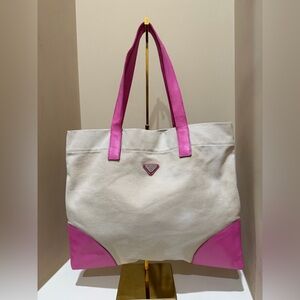 Prada Canvas Tote Bag- please read for condition